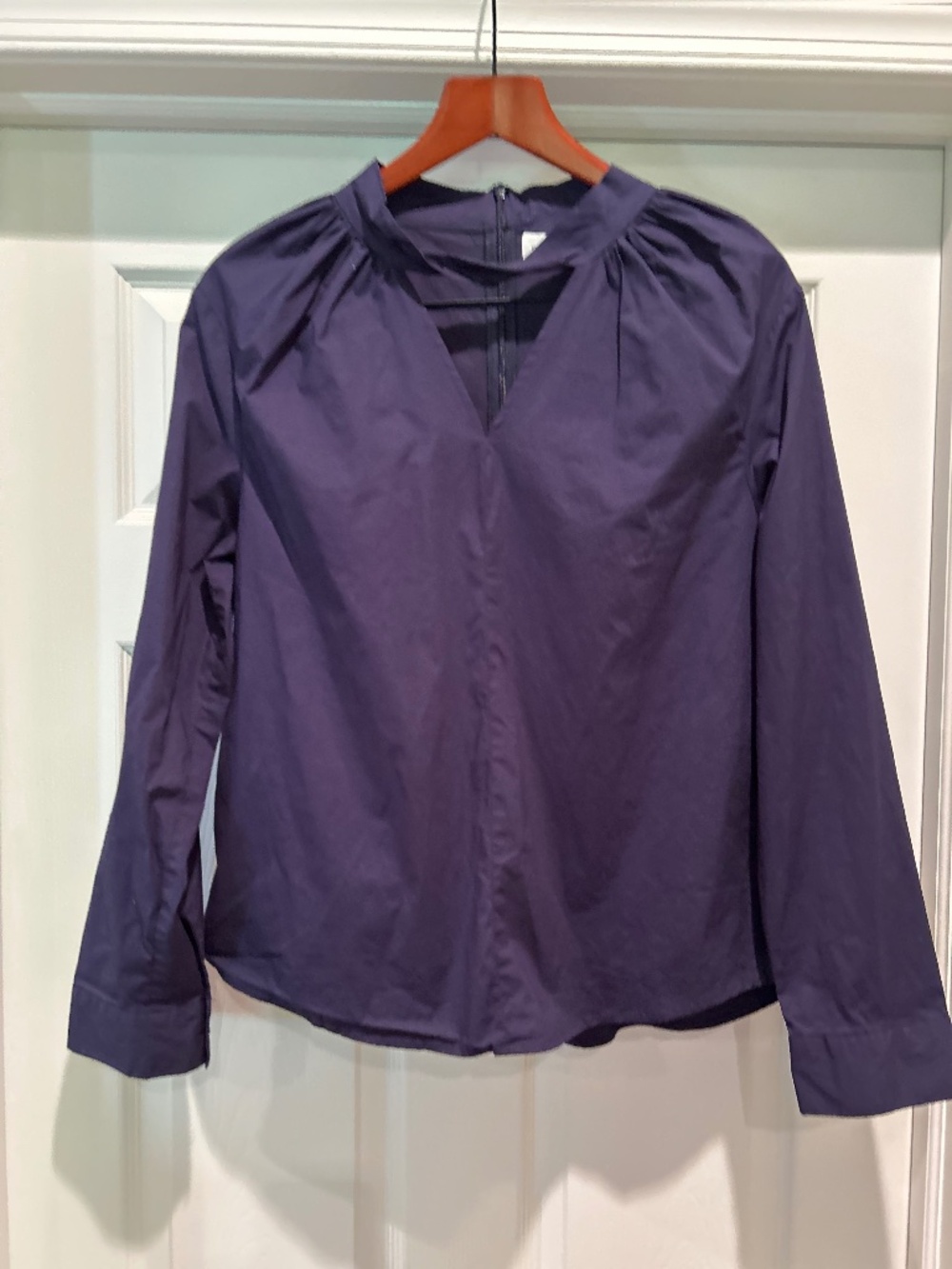 Vera Fishbaugh Blouse Twisted neckine vneck XL